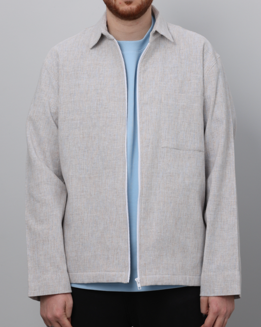 Shirt Jacket in Grey