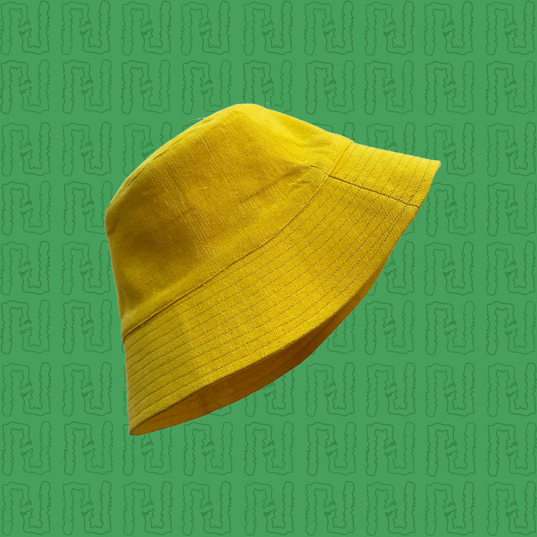 Sunny yellow bucket hat